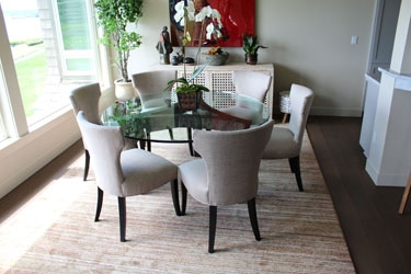 Black Maple Burl Dining Table
